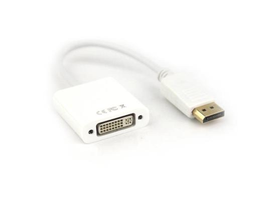 VCOM DVI Female to DisplayPort Male Cable (White)